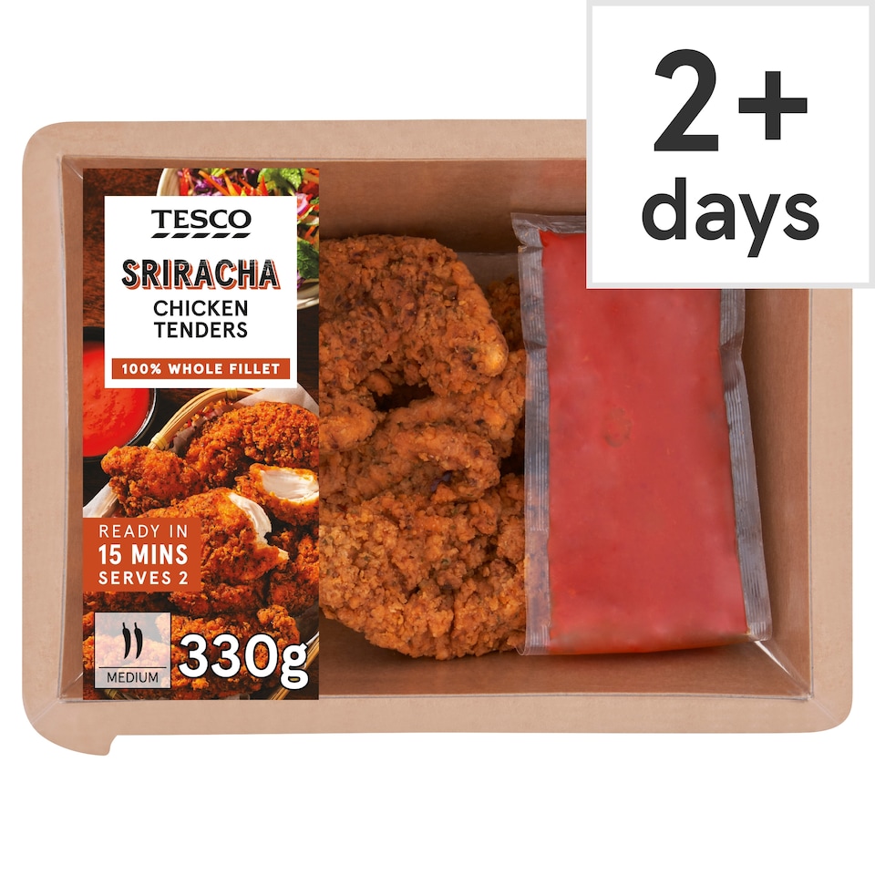 Tesco Siracha Chicken Tenders 330g