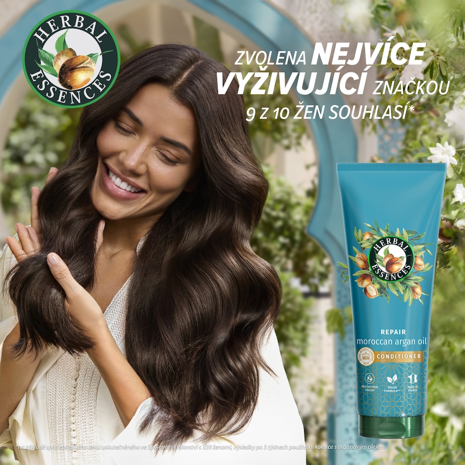 Obrázek 1 pro produkt Herbal Essences Regenerační Kondicionér S Marockým Arganovým Olejem, 250 ml