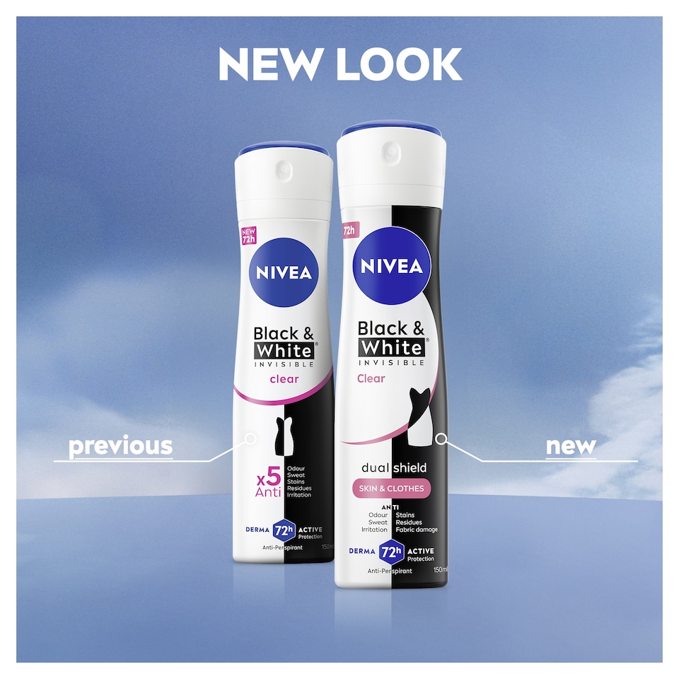 image 1 of NIVEA Black & White Original Anti-Perspirant Deodorant Spray 150ml
