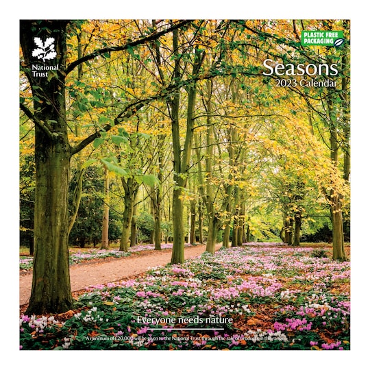 National Trust Season 2023 Square Calendar - Tesco Groceries