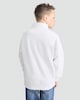 image 3 of F&F Boys Cotton Rich Half Zip Sweatshirt in Grey