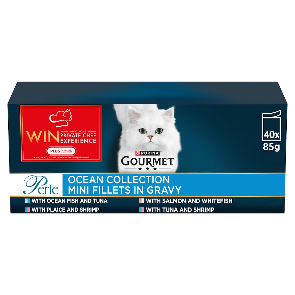 Gourmet Perle Cat Food Ocean Collection 40X85g