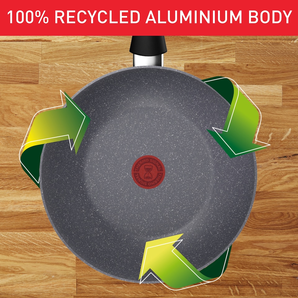 image 1 of Tefal Nature Force Induction Stirfry Pan 28cm