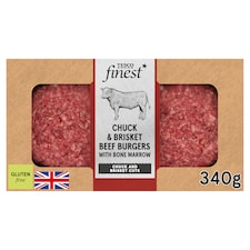Tesco Finest Chuck & Brisket Beef Burger 340g