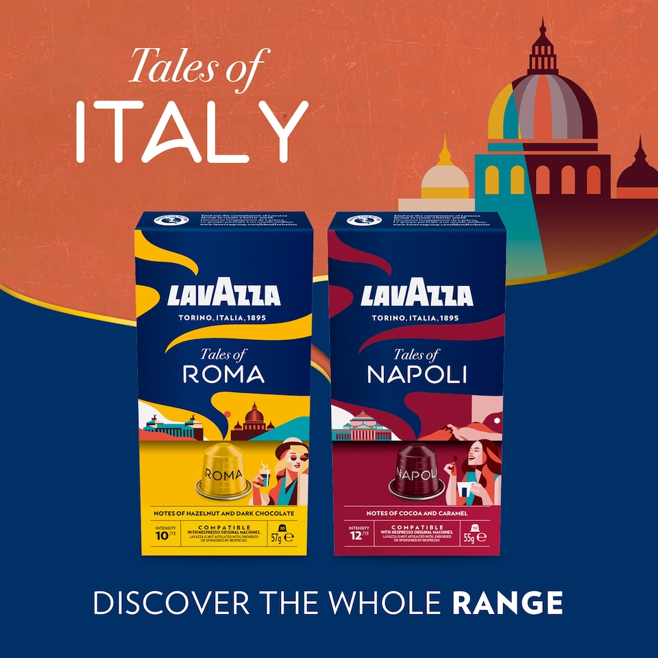 image 1 of Lavazza Tales of Napoli Nespresso Compatible Capsules x10