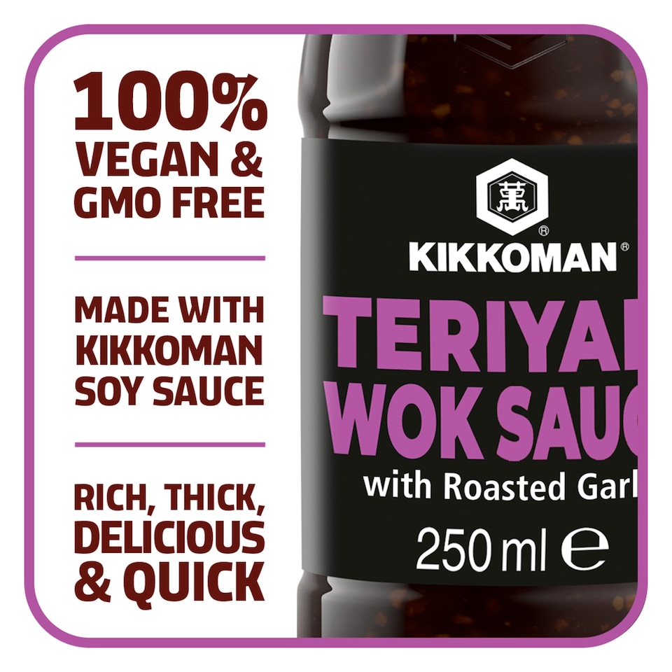 image 1 of Kikkoman Teriyaki Sauce & Garlic 250Ml