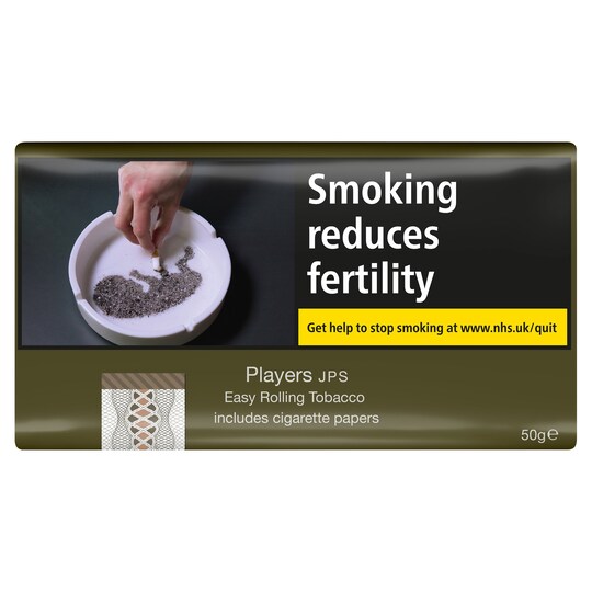 Players Easy Rolling Tobacco Pouch 50G Tesco Groceries