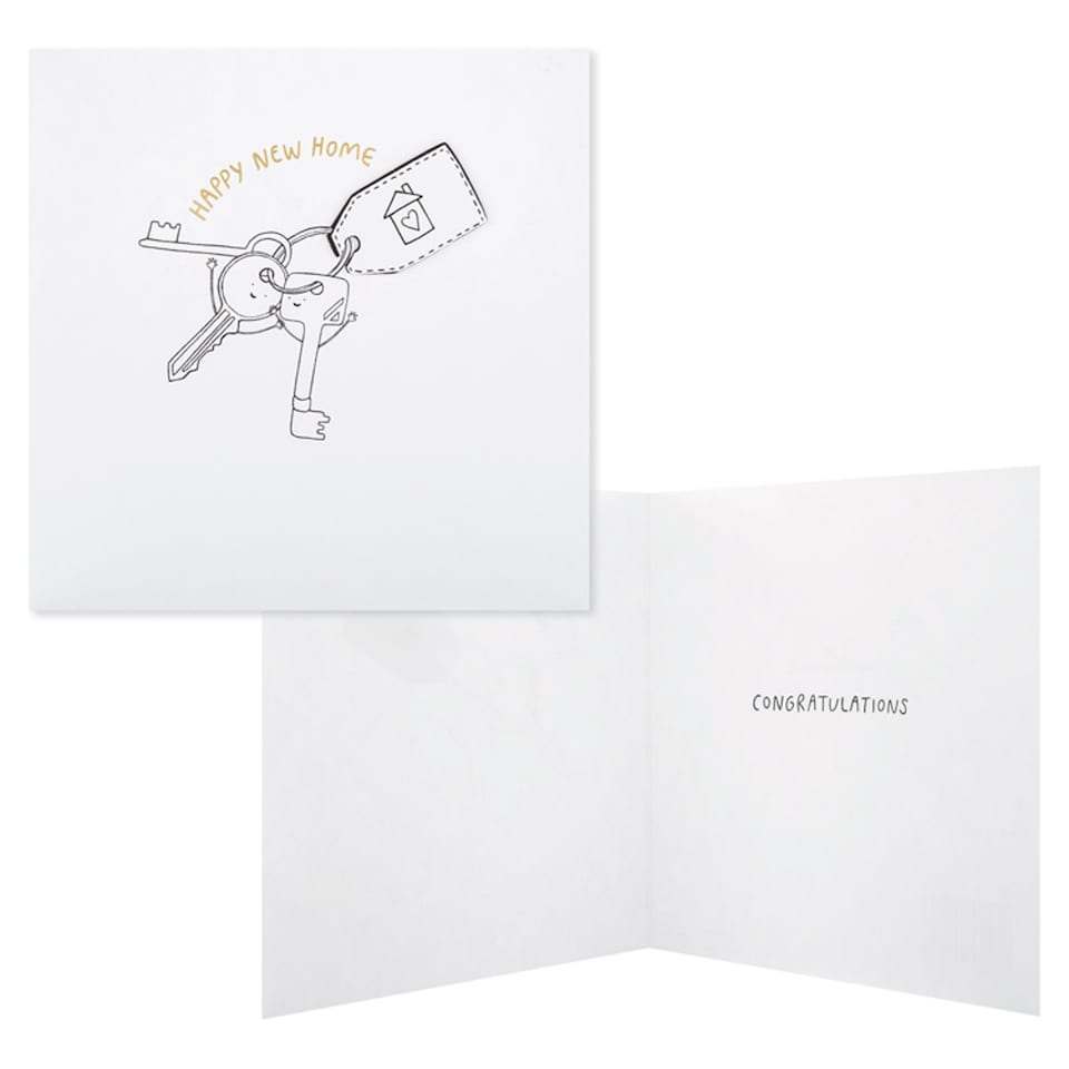 image 1 of Hallmark New Home Card Happy New Home (3D)
