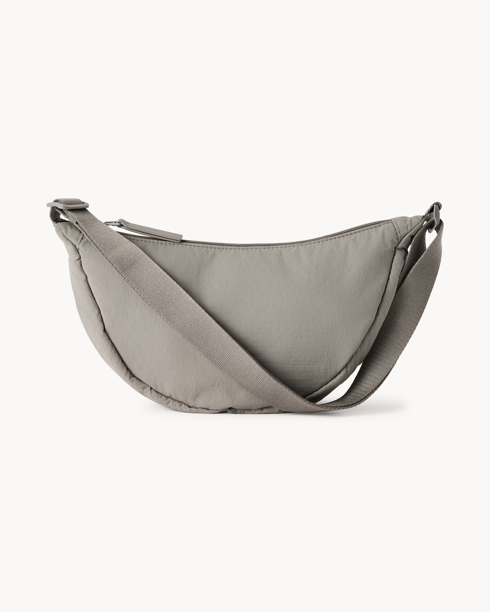image 1 of F&F Nylon Crossbody Bag in Neutral