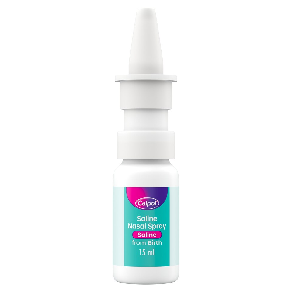 image 1 of Calpol Saline Nasal Spray Congestion Relief From Birth 15ml