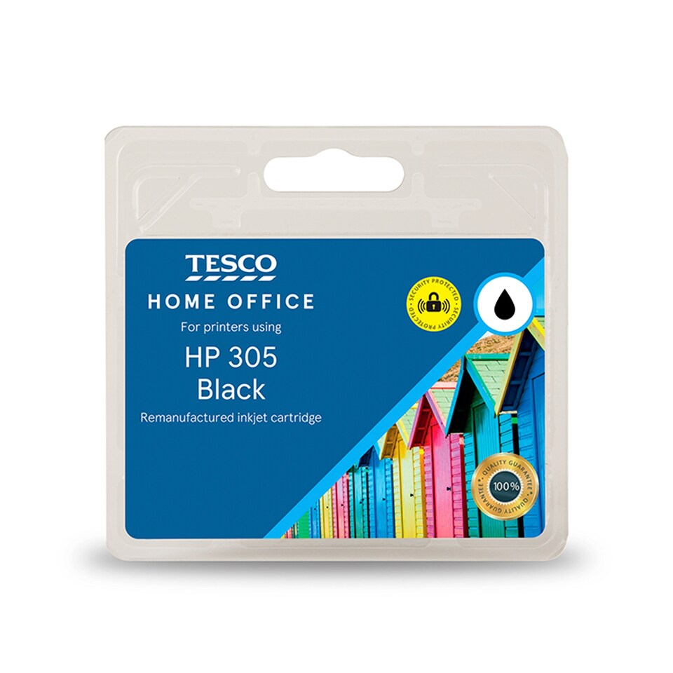 Tesco HP305 Remanufactured Black Printer Ink Cartridge