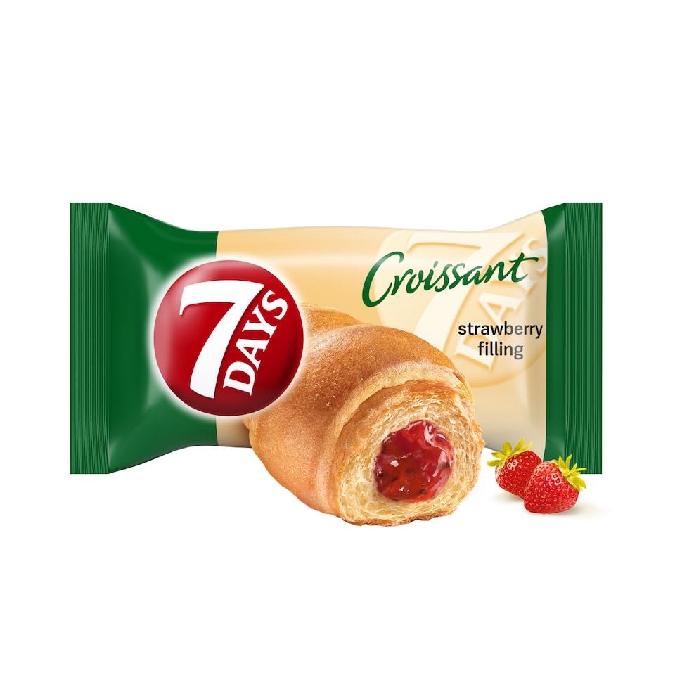 7 Days Croissant with Strawberry Filling 60 g