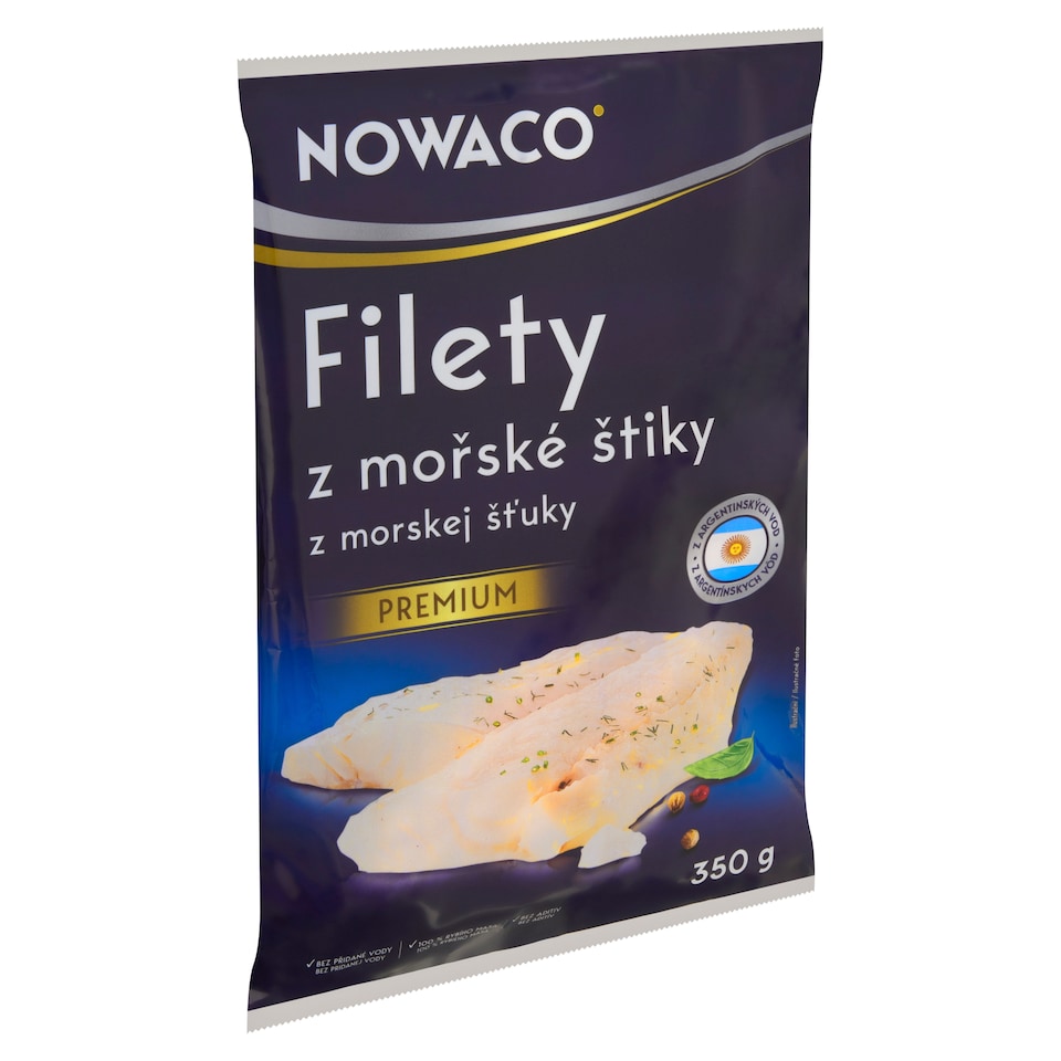 Obrázek 1 pro produkt Nowaco Premium filety z mořské štiky 350g