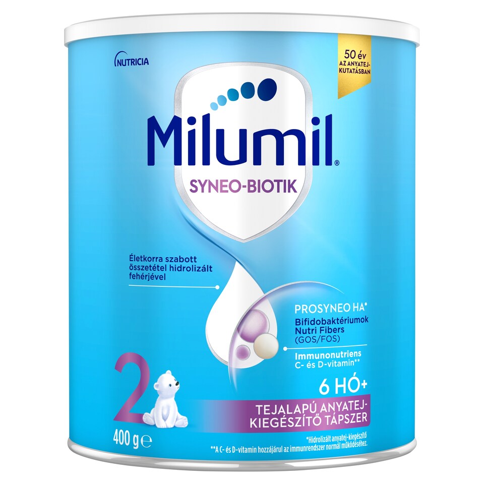 Milumil HA 2 Prosyneo Milk-Based, Breast-Milk Substitute 6+ Months 400 g