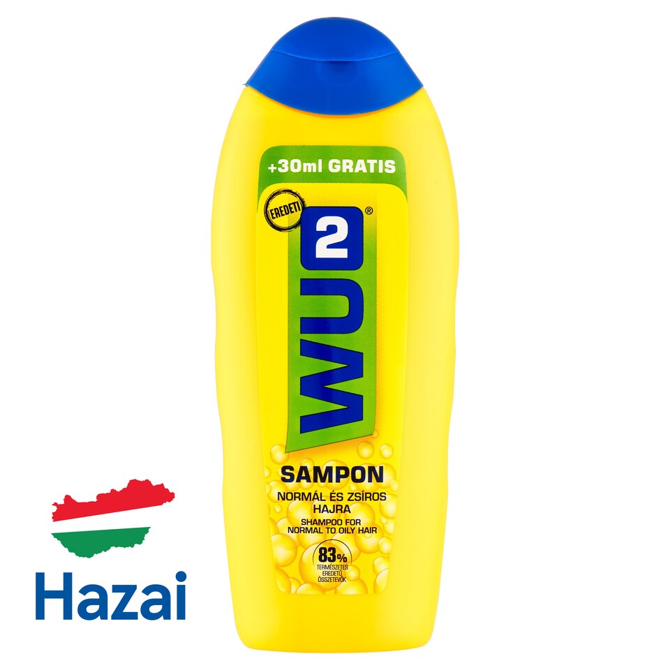 WU2 sampon normál és zsíros hajra 280 ml
