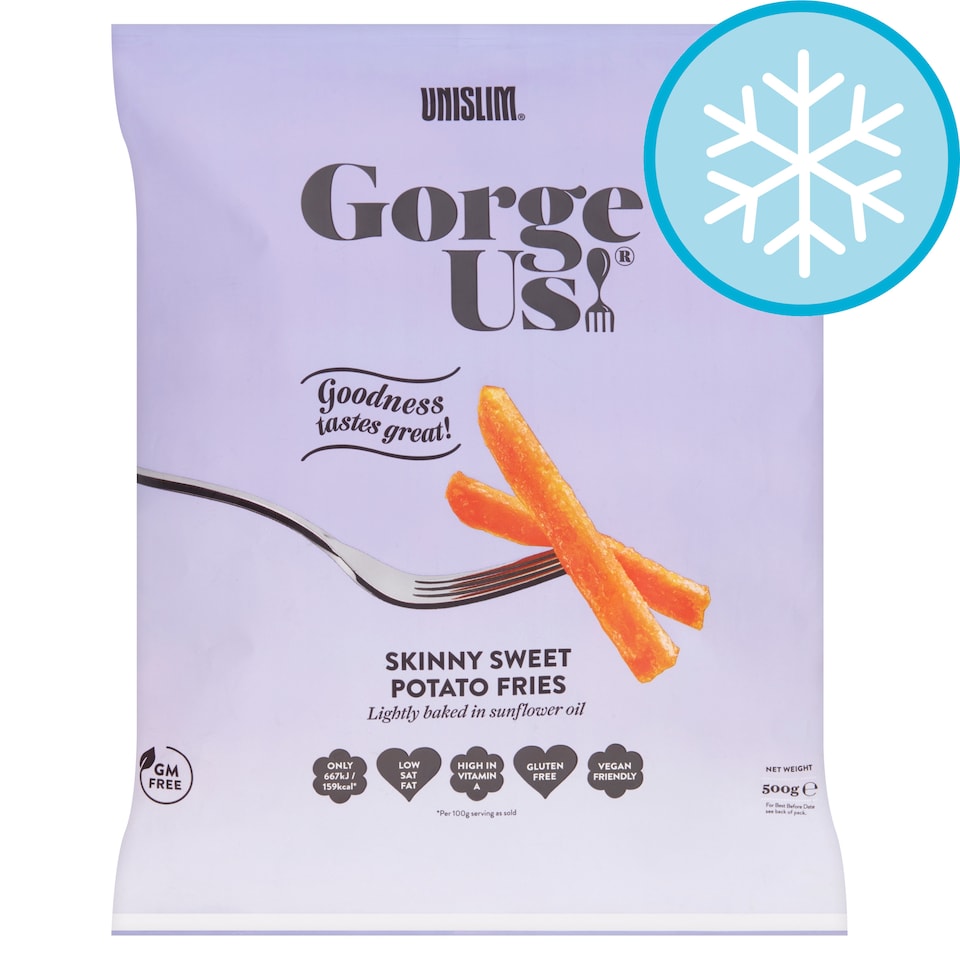 Unislim Sweet Potato Fries 500G