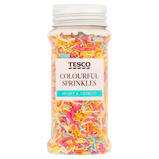 Tesco Colourful Sprinkles 70G Tesco Groceries