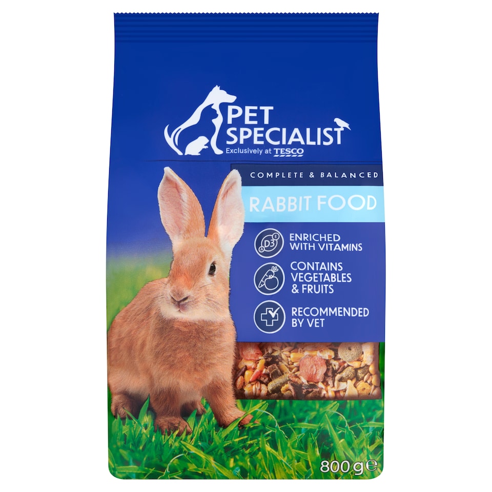 Pet Specialist Kompletné krmivo pre trpasličie králiky 800 g