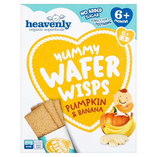 image 1 of Heavenly Yummy Wafer Wisps 84G Pumpkin And Banana