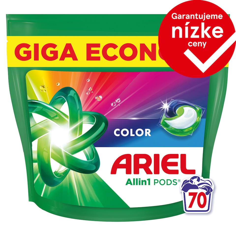 obrázok 1 z Ariel Allin1 PODS, Tekutý prací prostriedok v kapsulách, 70 praní