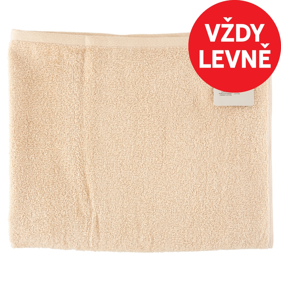 F&F Home Taupe Basic osuška 70 cm x 120 cm