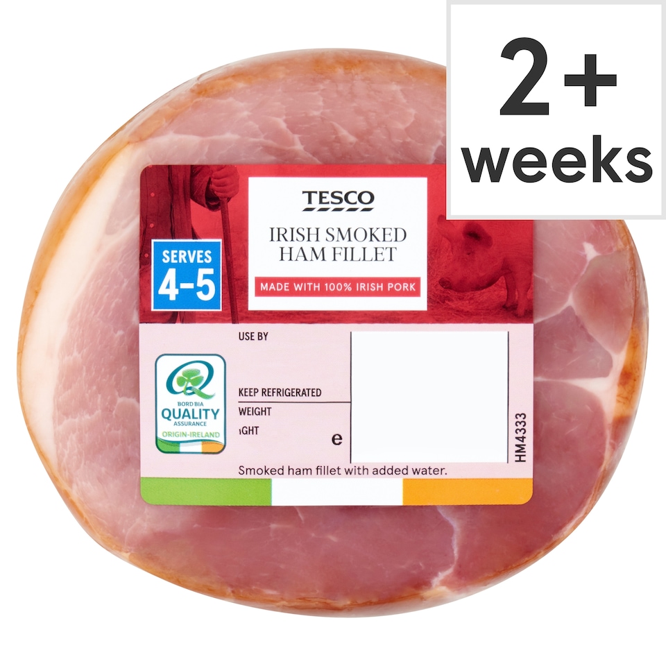 Tesco Irish Smoked Ham Fillet 900g