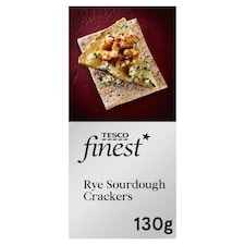 Tesco Finest Rye Sour Dough Cracker 130G