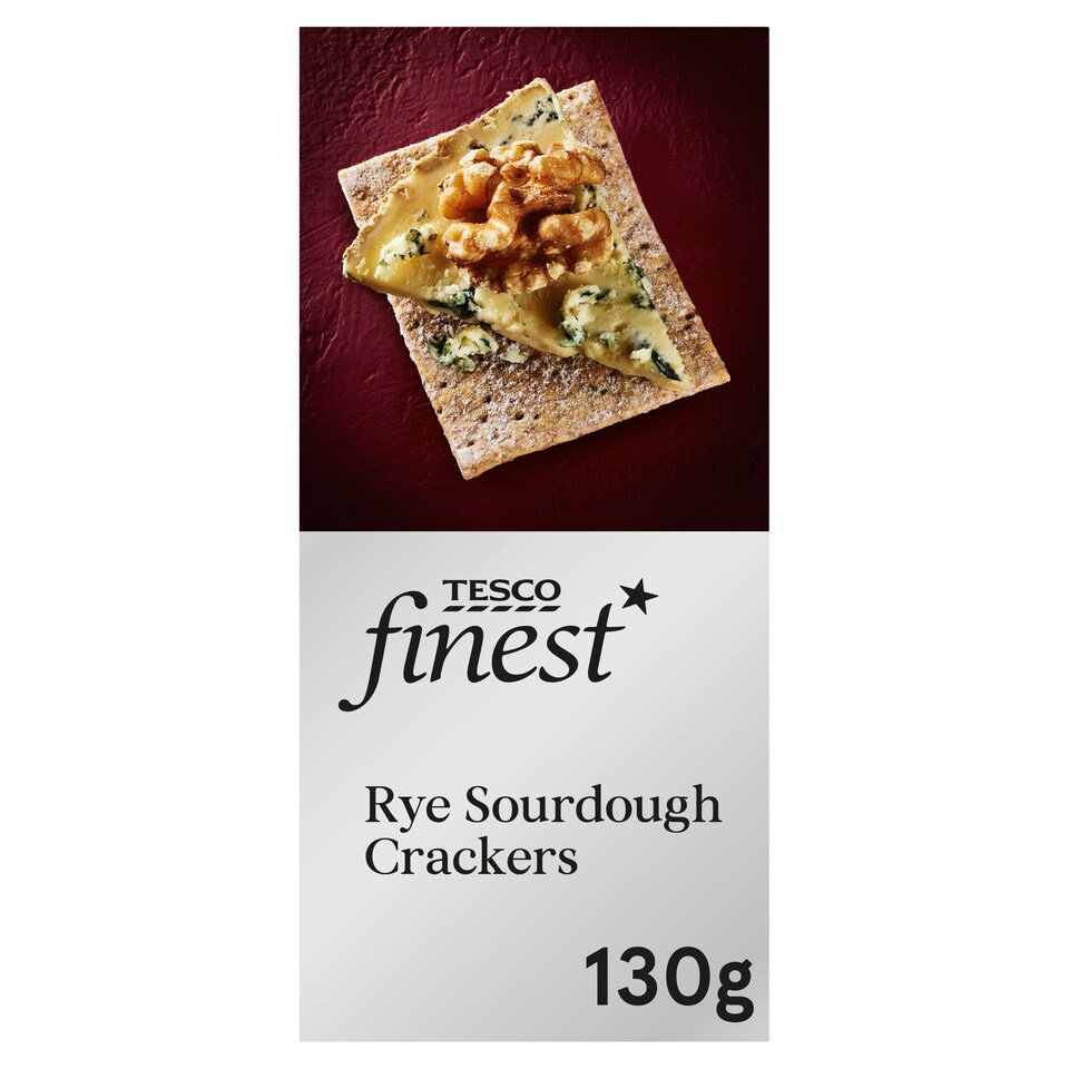 Tesco Finest Rye Sour Dough Cracker 130G