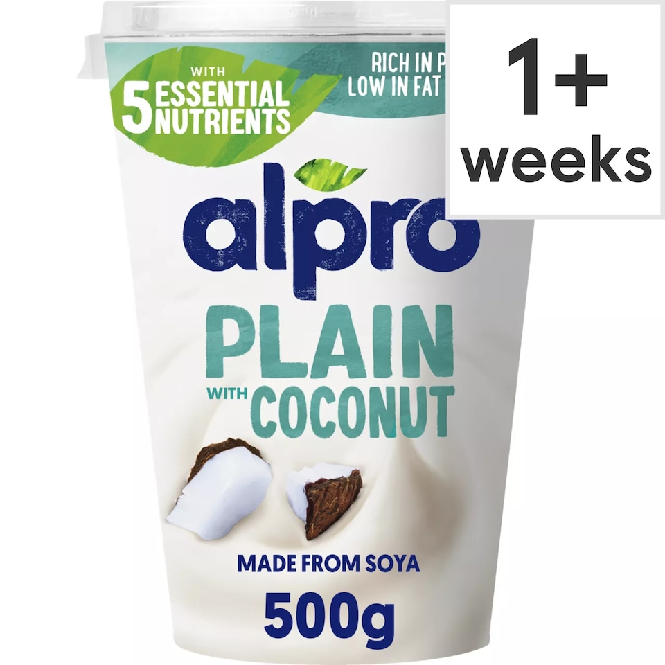 image 1 of Alpro Plain Coconut Dairy Free Soya Yoghurt Alternative 500g