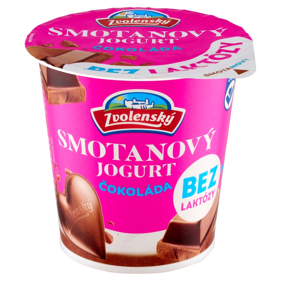 Obrázek 1 pro produkt Zvolenský Smetanový jogurt čokoládový bezlaktózový 145g