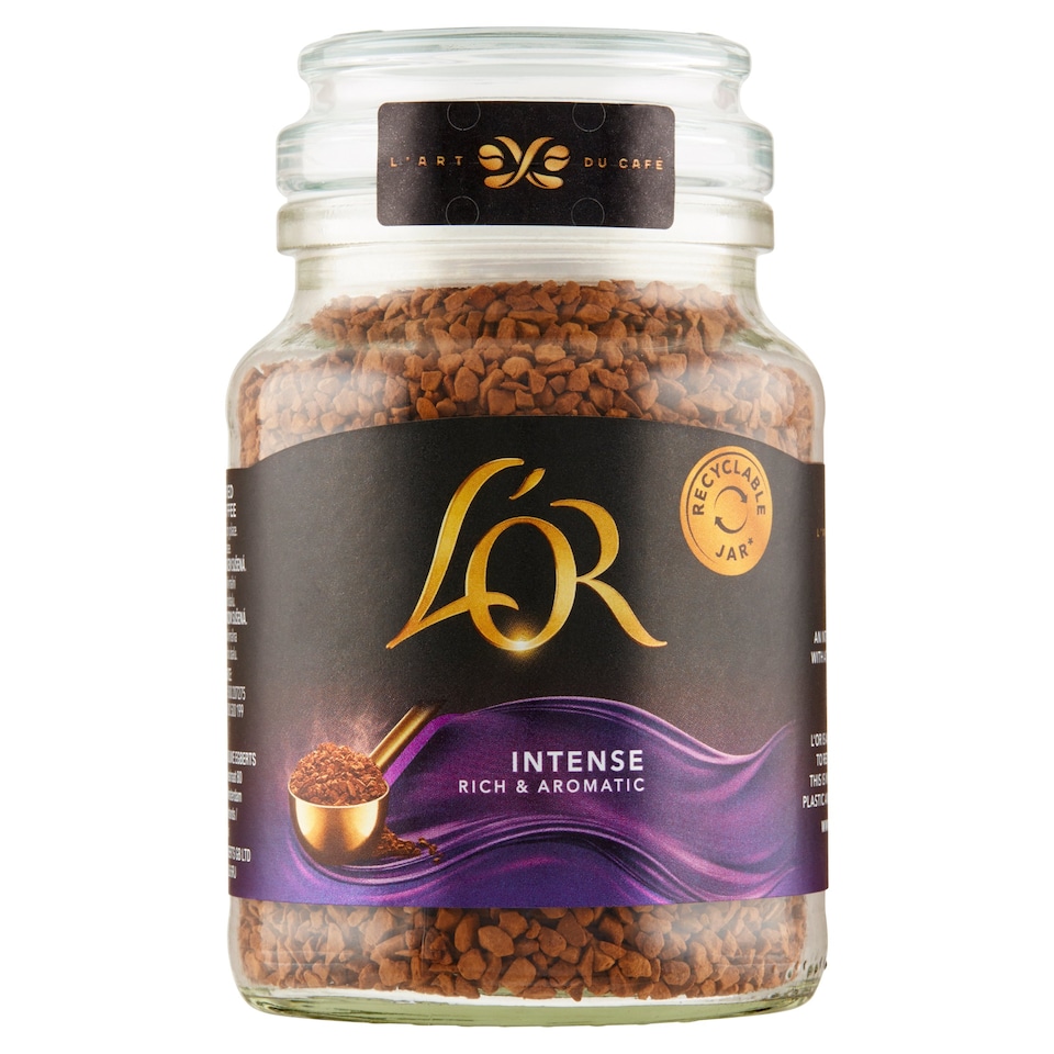 L'OR Intense Freeze Dried Instant Coffee 100 g
