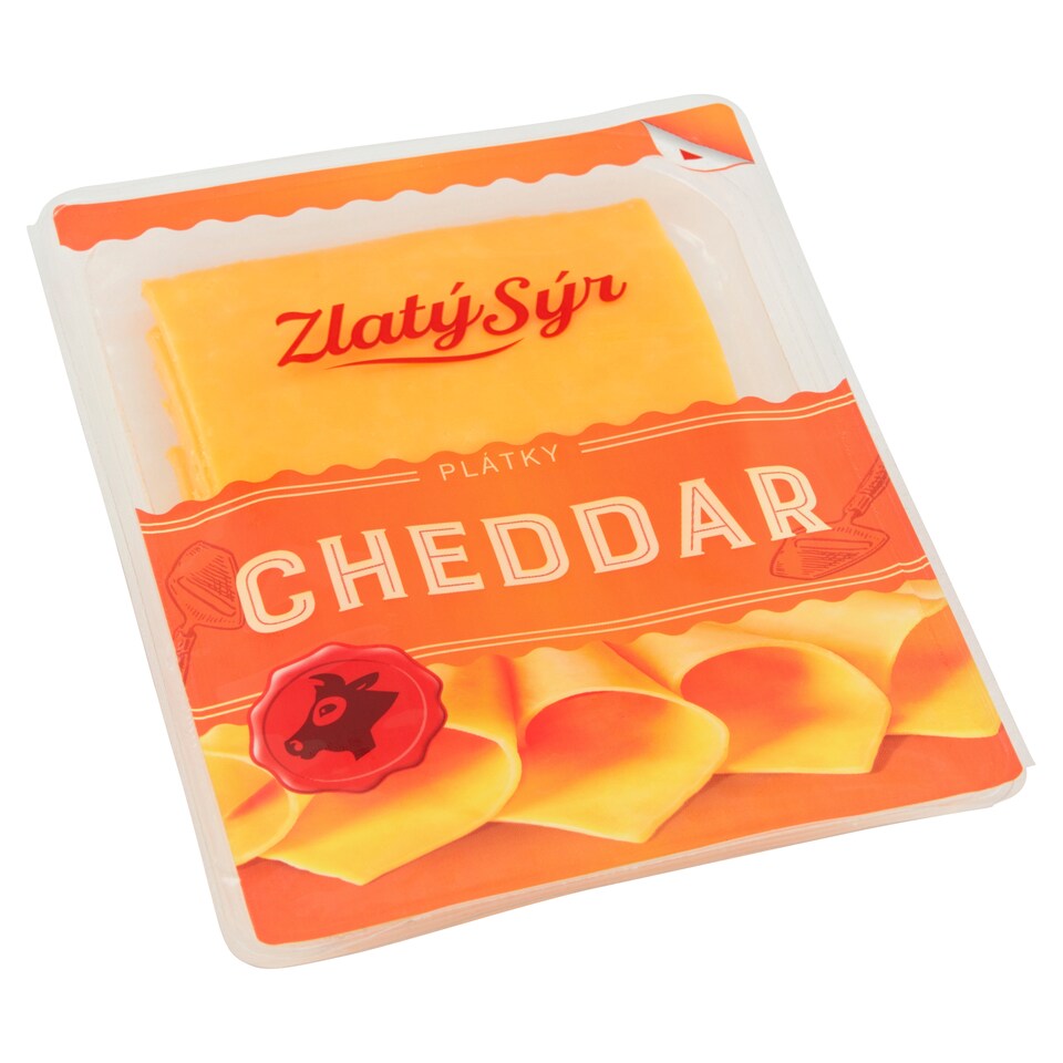 image 1 of Zlatý Sýr Cheddar Slices 100g