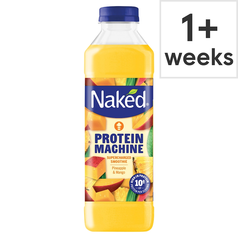 Naked Protein Machine Supercharged Smoothie Pineapple & Mango 750ml