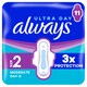 image 1 of Always Ultra Size 2 Long With Wings Sanitary Towels 11 Pack