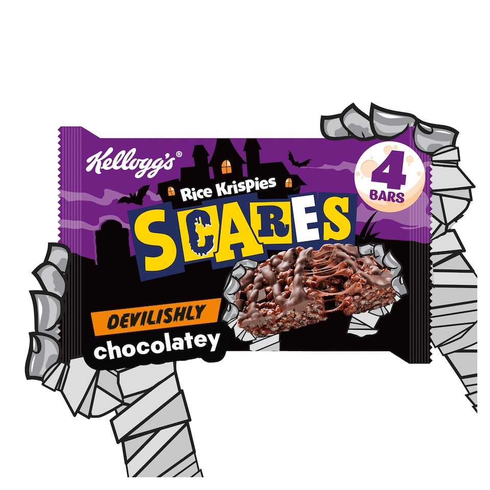 image 1 of Kellogg's Rice Krispies Squares Chocolate Snack Bars 4x36g