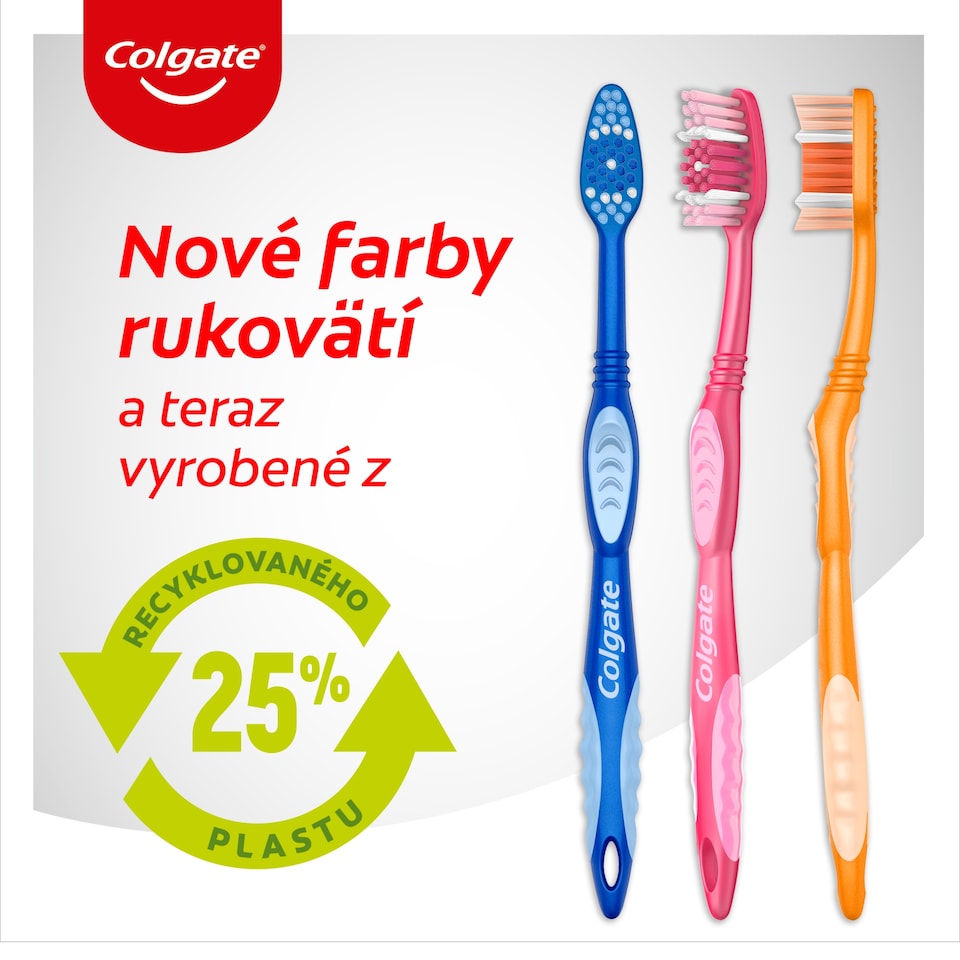 obrázok 1 z Colgate Premier Clean zubná kefka stredná 1ks