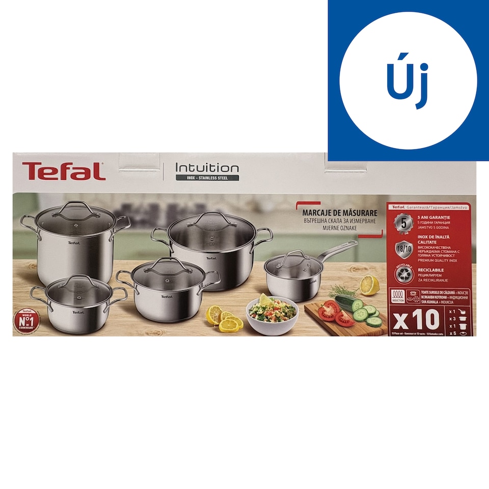 Tefal Intuition 10 darabos edénykészlet