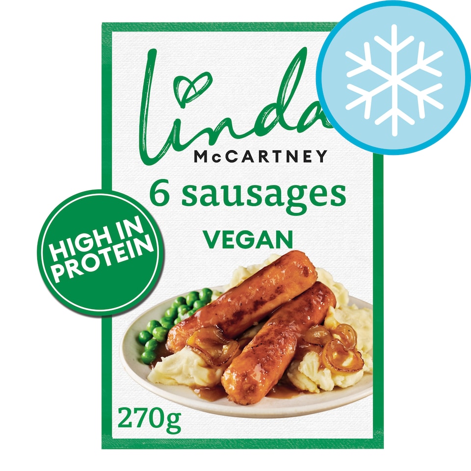 Linda Mccartney 6 Vegetarian Sausages 270G