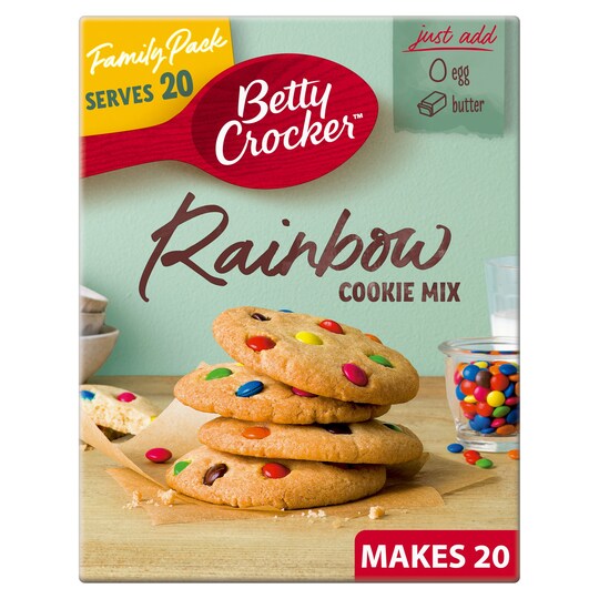 Betty Crocker Rainbow Cookie 495G Tesco Groceries