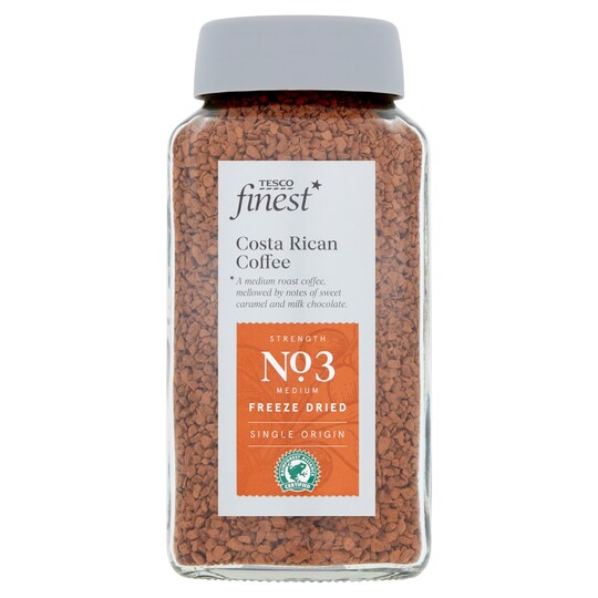 Tesco Finest Costa Rican Instant Coffee 100G Tesco Groceries