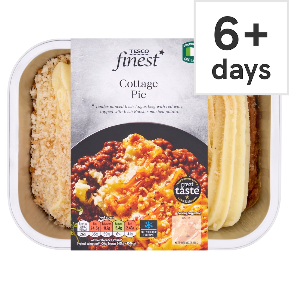 Tesco Finest Cottage Pie 800G