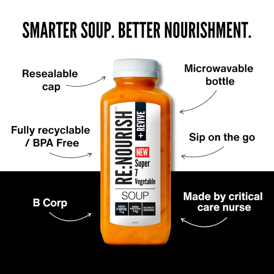 image 1 of RENOURISH REVIVE Super 7 Vegetable Soup 500g