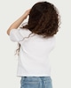 image 3 of F&F Girls Pure Cotton England Sequin T-Shirt in White