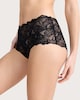 image 1 of F&F 3-Pack Galloon Lace Knickers in Black