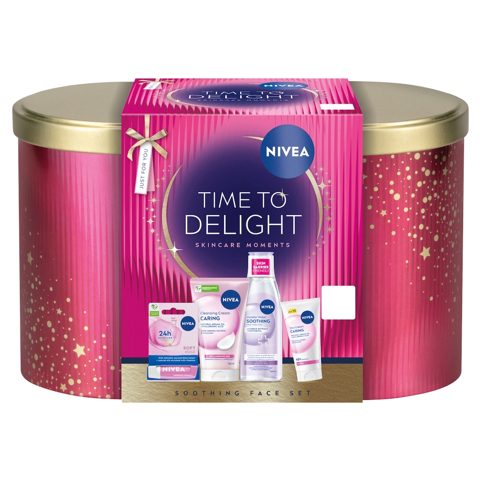 NIVEA TIME TO DELIGHT SKINCARE MOMENTS GIFT PACK