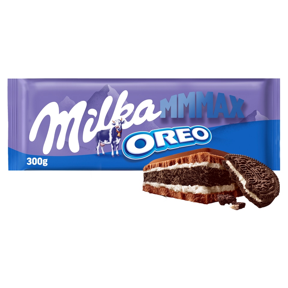 Milka čokoláda Mmmax Oreo mléčná 300g
