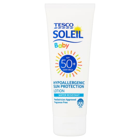 Tesco Soleil Baby Lotion Spf50+ 75Ml Tesco Groceries
