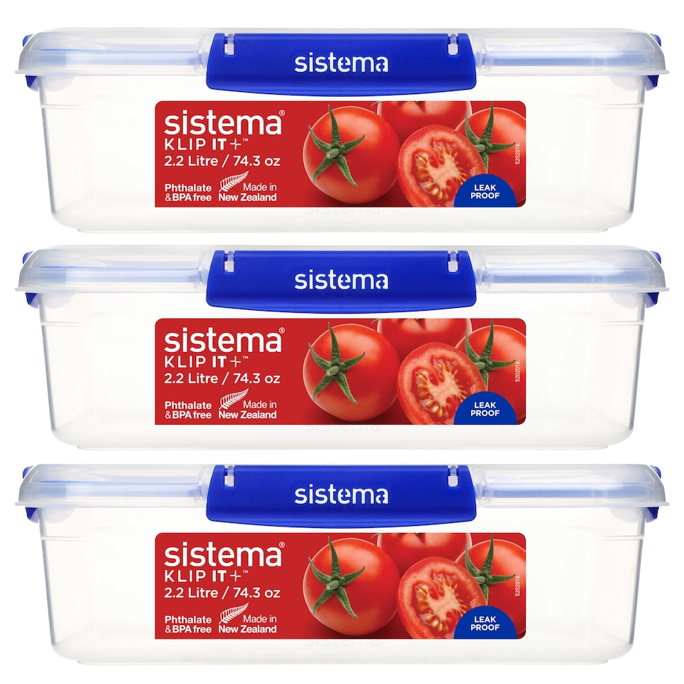 image 1 of Sistema Klip It Plus 2L 3 Pack