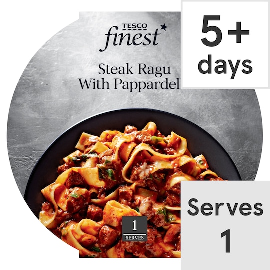 Tesco Finest Steak Ragu Pappardelle 400G Tesco Groceries
