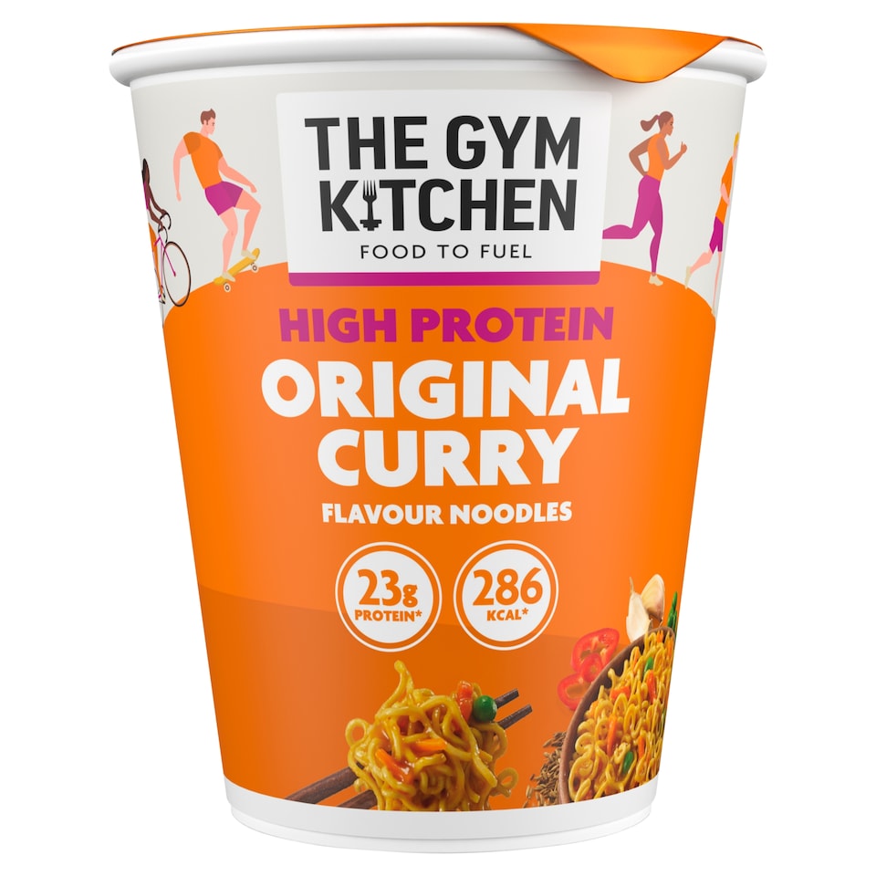 image 1 of The Gym Kitchen High Protein Original Curry Flavour Noodles 64g